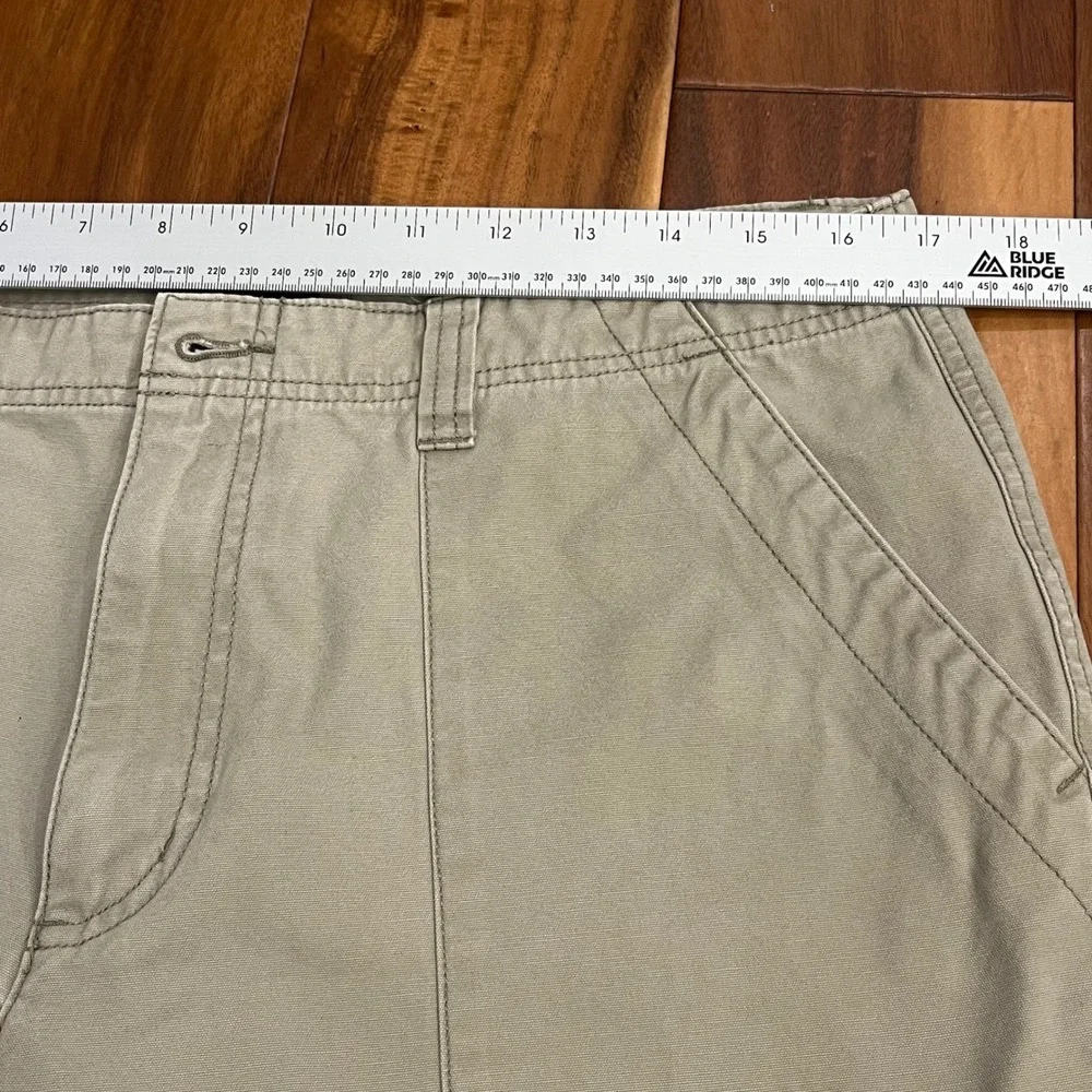 Royal Robbins‎ Canvas Pants Mens 34x31 Khaki Tan Straight Leg Hiking Outdoor